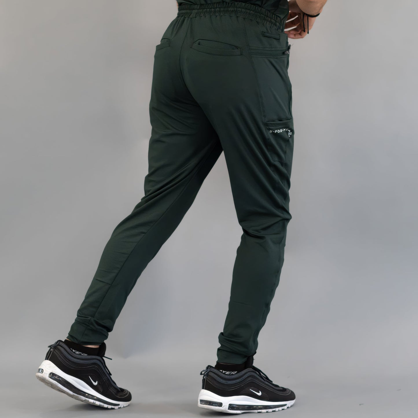 Jogger Quirúrgico Hombre Verde Sombra Super Stretch, Scrubs 920