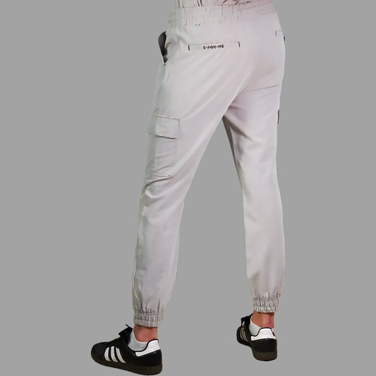 Jogger Quirurgico Antifluido Hombre Gris Perla, Scrubs 300