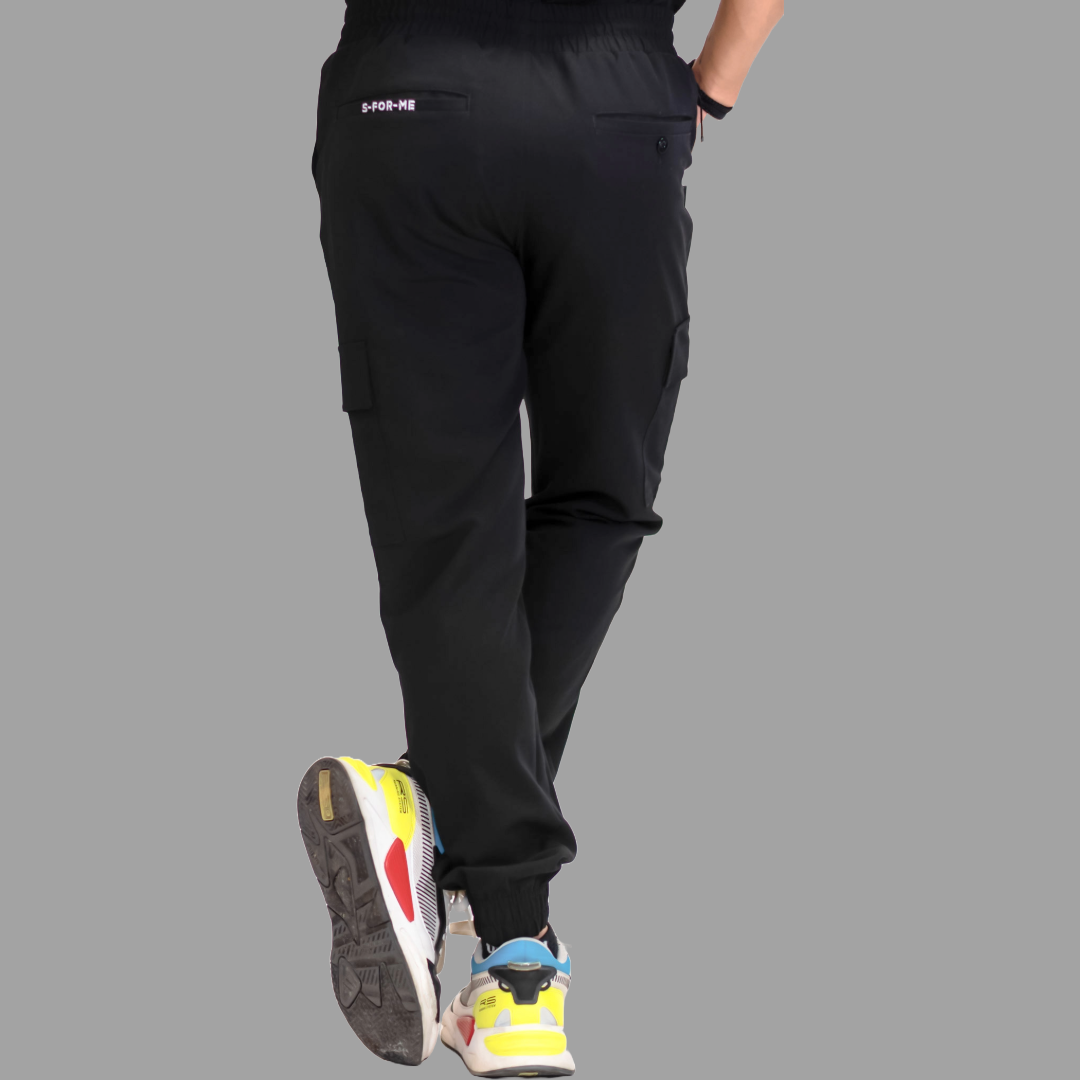 Jogger Quirurgico Antifluido Hombre, Scrubs 300 Negro