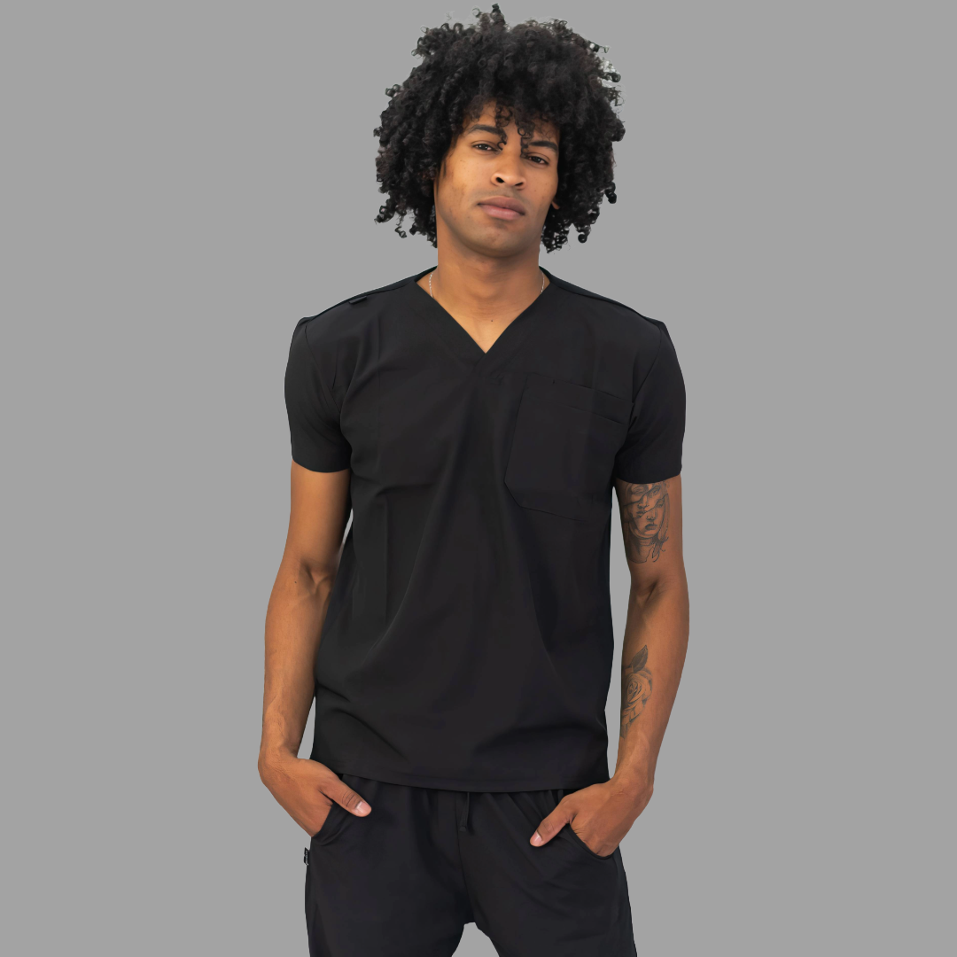 Filipina Hombre 530 Quirúrgica Negra, Scrubs 530
