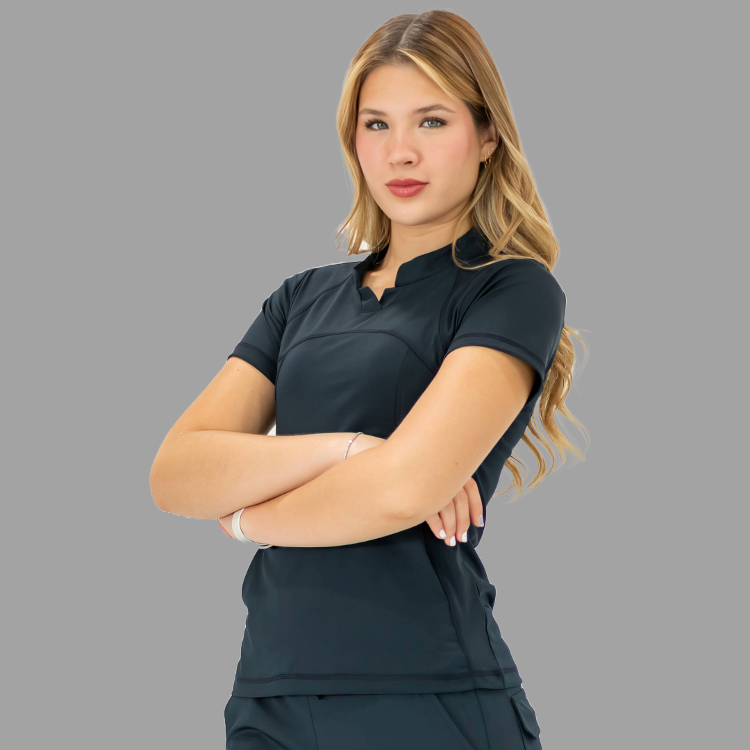 Filipina Quirúrgica 910 Azul Marino Mujer, Super Stretch, Scrubs 910