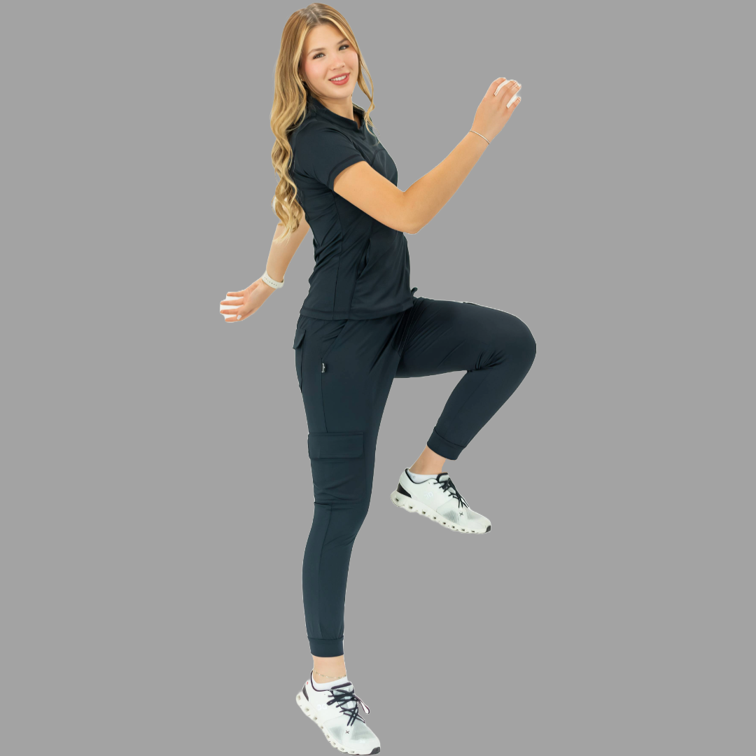 Filipina Quirúrgica 910 Azul Marino Mujer, Super Stretch, Scrubs 910