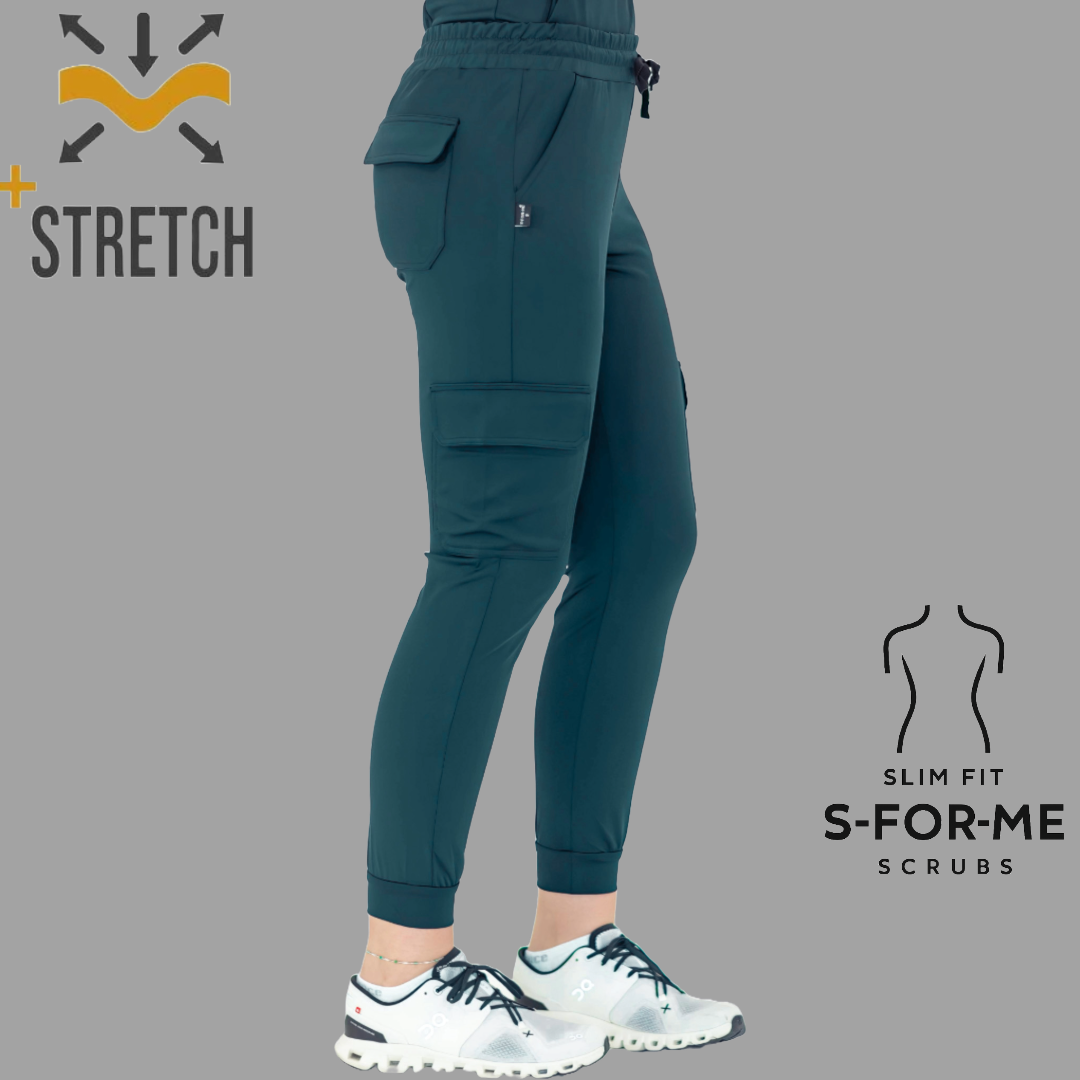 Conjunto Quirúrgico Súper Stretch Mujer – Estilo 910 Azul Petróleo