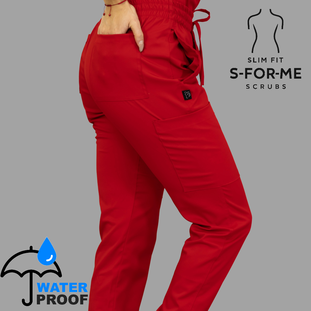 Jogger Mujer 501 Quirurgico Rojo lotus