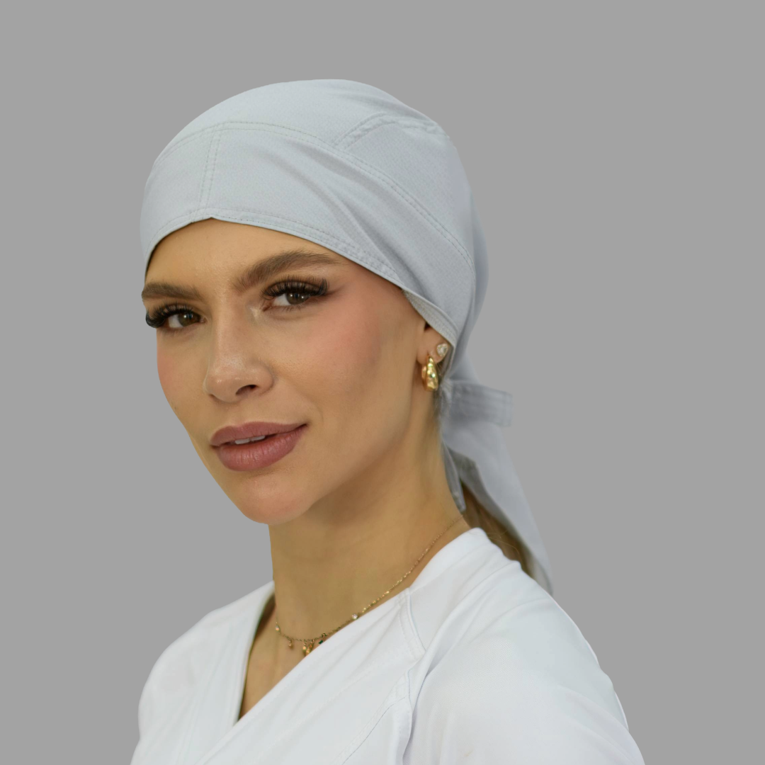 Gorro Quirúrgico Gris Unisex