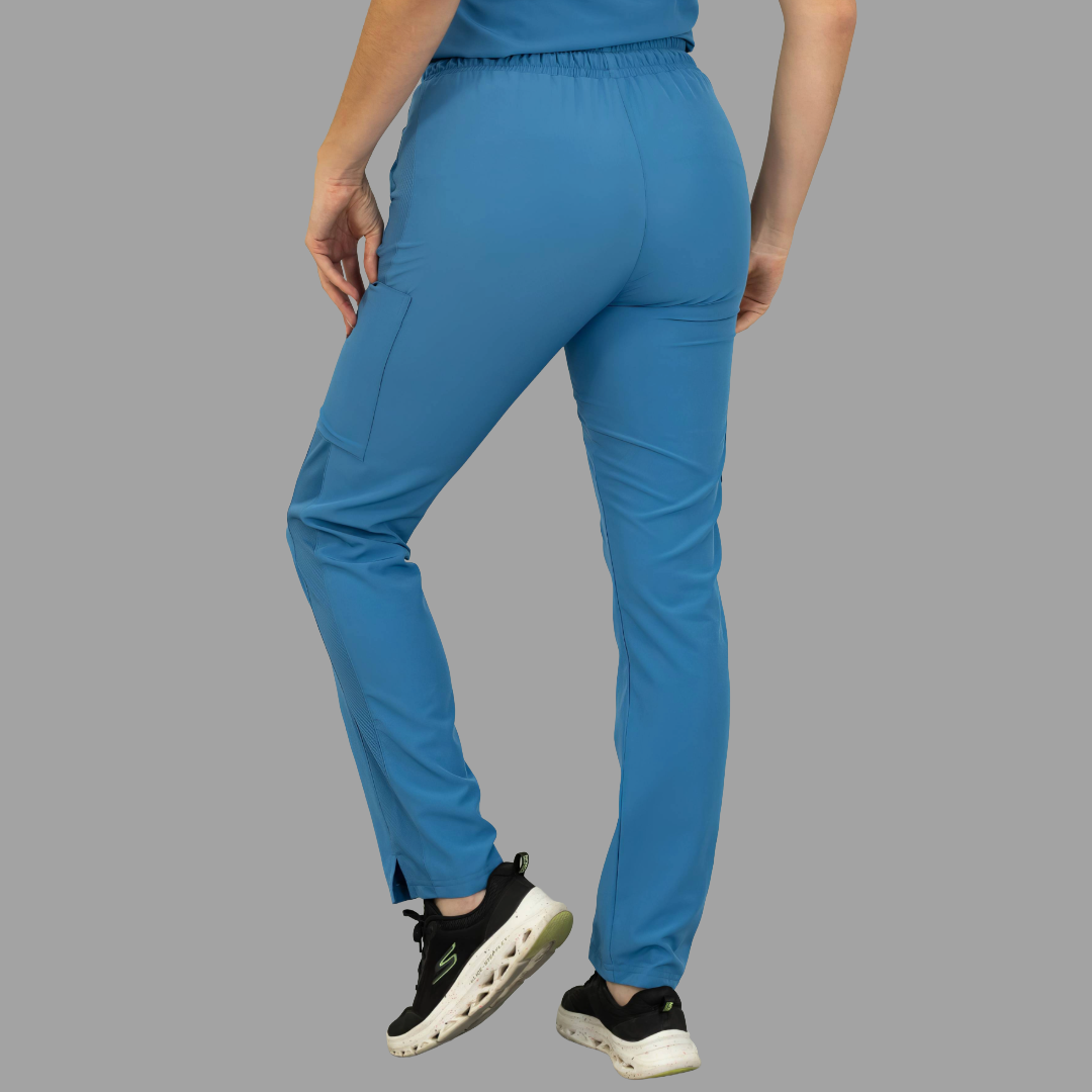 Pantalon Mujer 530 Quirúrgico Azul Plumbago Relaxed, Scrubs 530