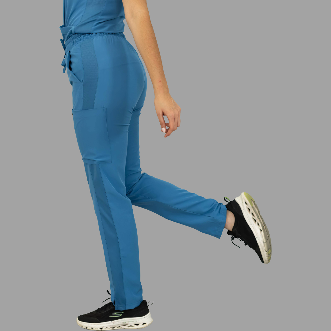 Pantalon Mujer 530 Quirúrgico Azul Plumbago Relaxed, Scrubs 530