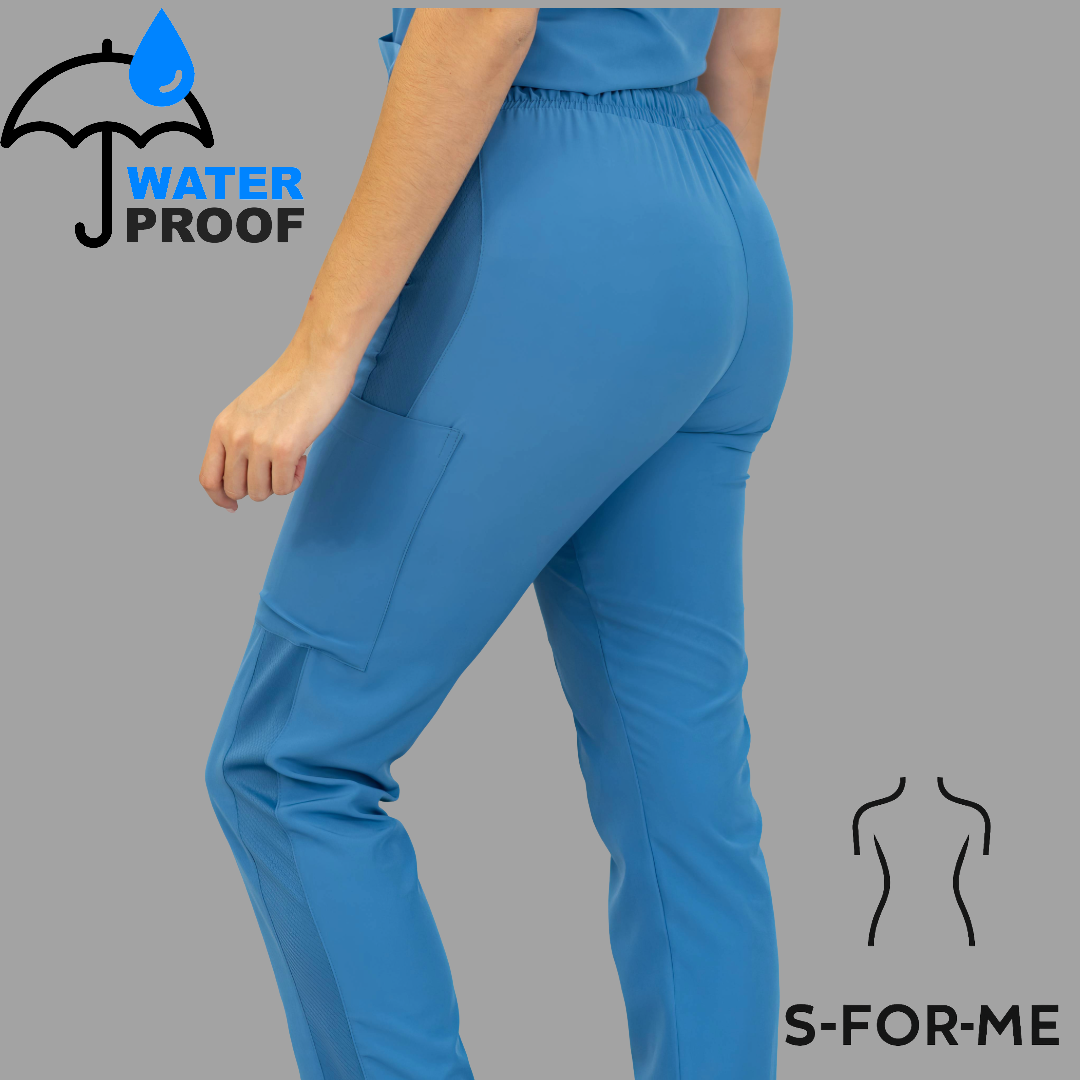 Pantalon Mujer 530 Quirúrgico Azul Plumbago Relaxed, Scrubs 530