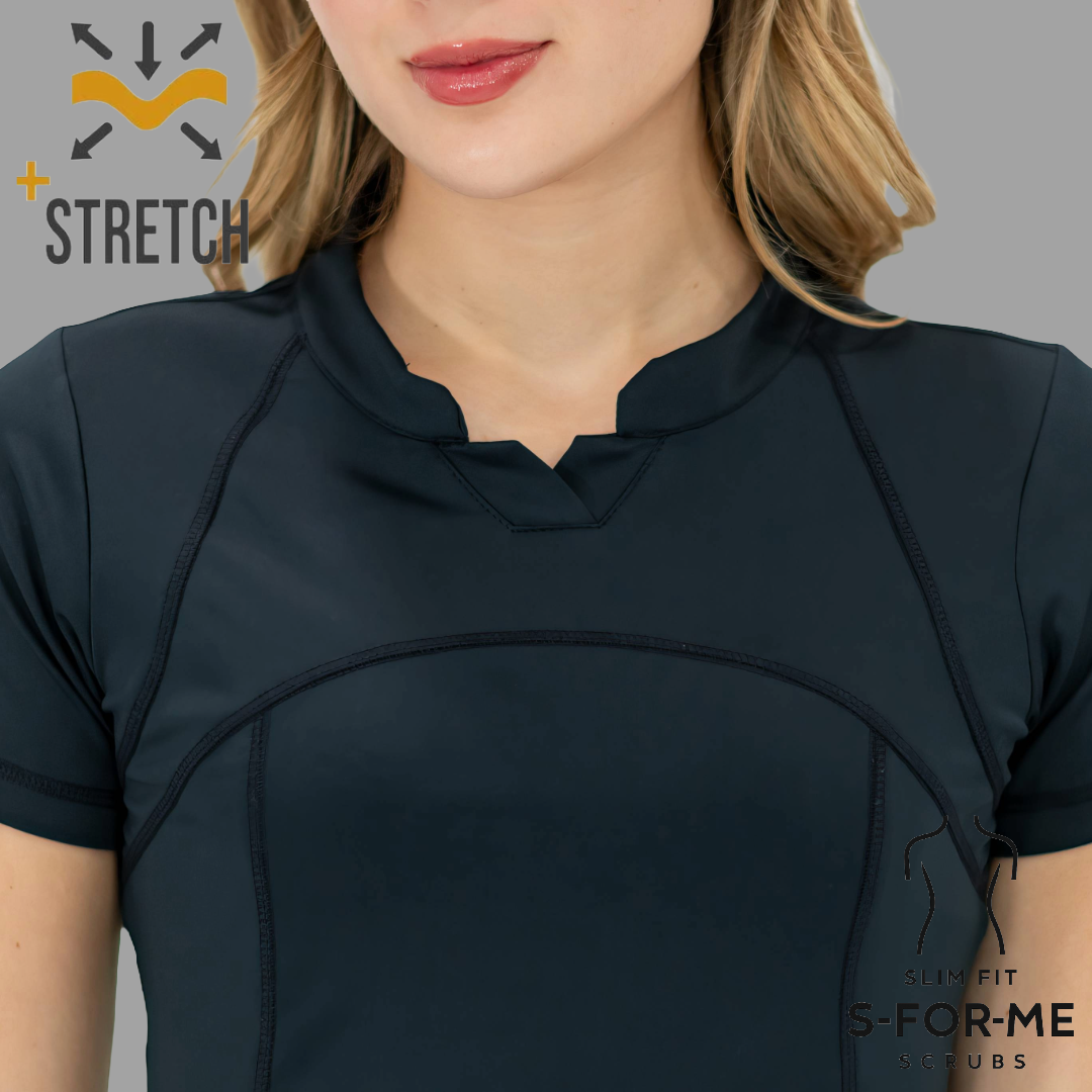 Filipina Quirúrgica 910 Azul Marino Mujer, Super Stretch, Scrubs 910