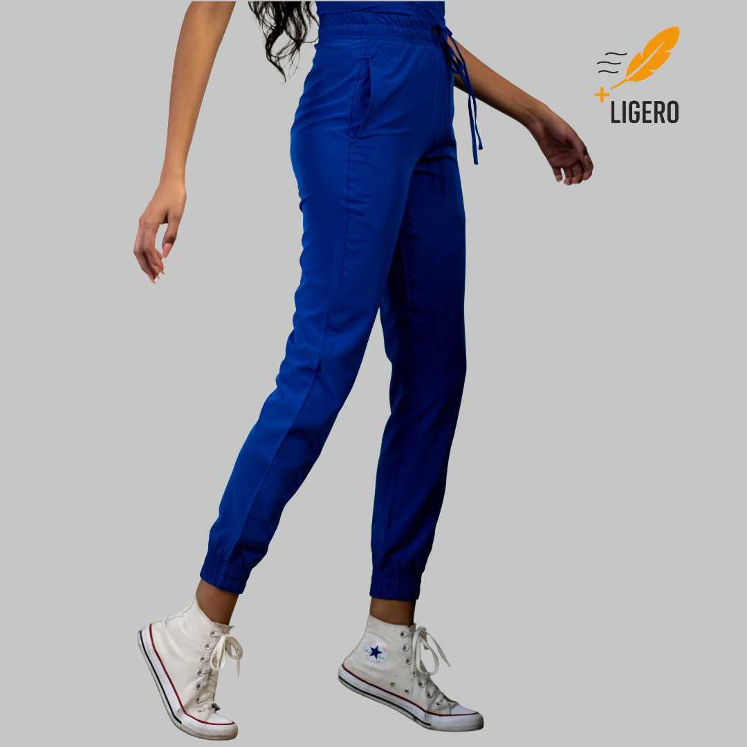 Jogger 2 Bolsas Azul Rey Mujer F.W, Scrubs 600