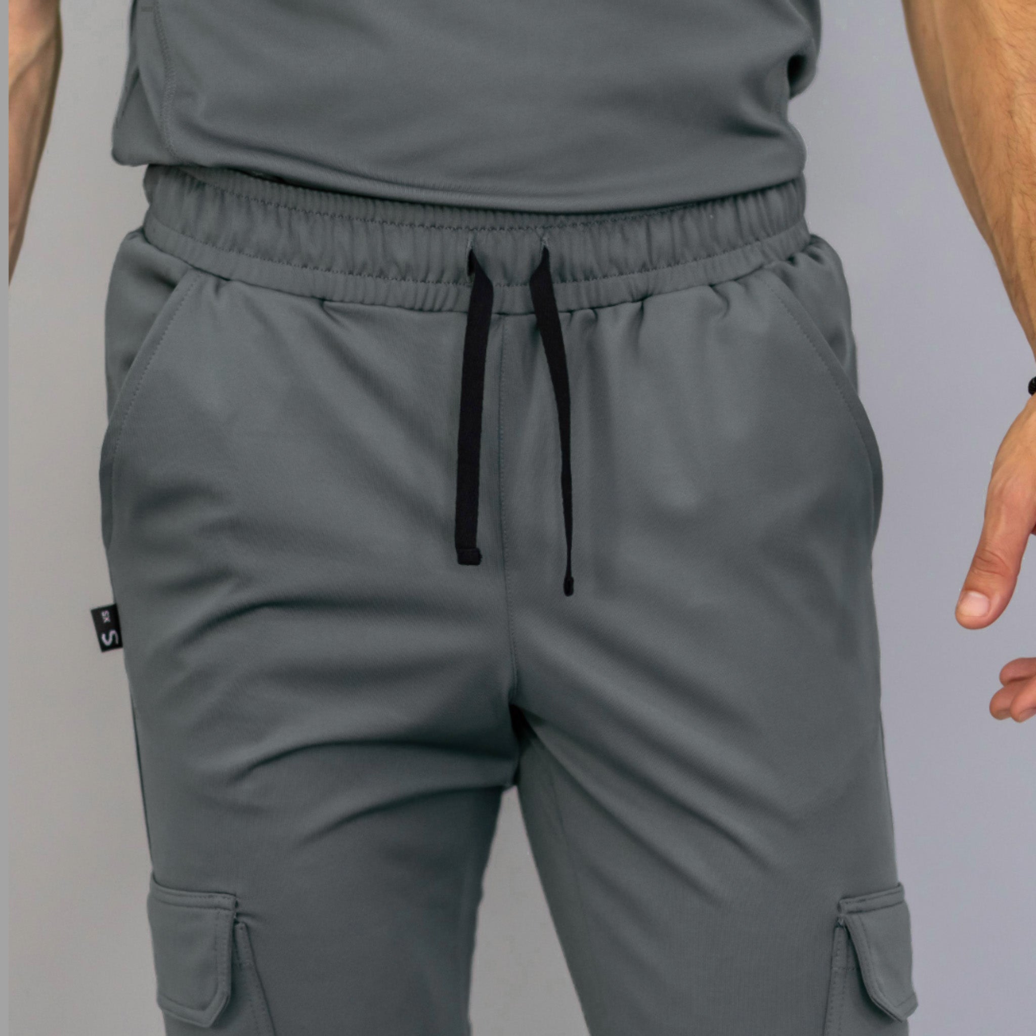 Jogger Quirúrgico Hombre 910 Gris Medio Super Stretch, Scrubs 910