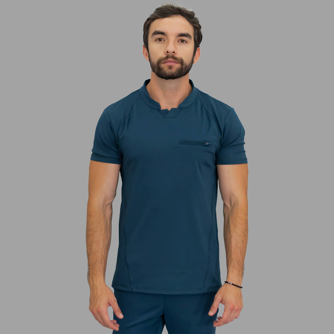 Filipina Quirúrgica Hombre, Airforce (A. Petroleo) Super Stretch, Scrubs 910