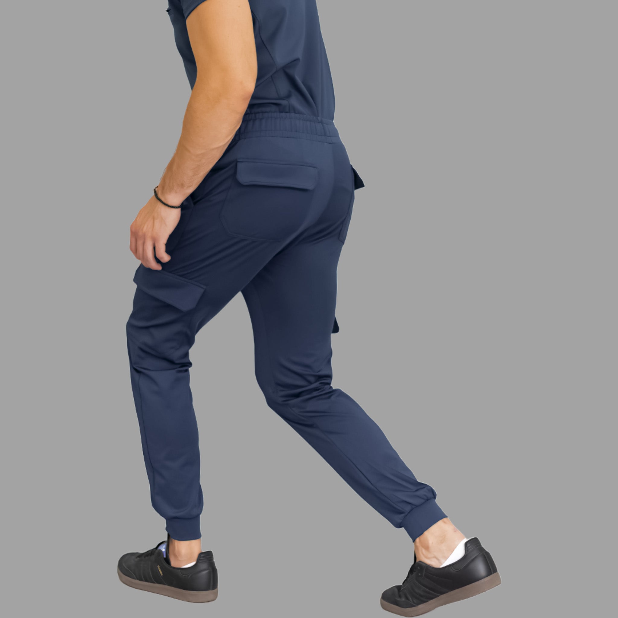 Jogger Quirúrgico Azul Marino Hombre Super Stretch, Scrubs Est. 910