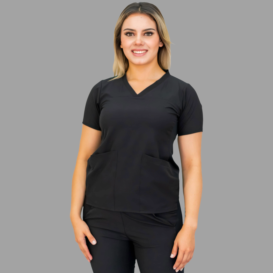 Filipina 530 Quirúrgica Negra Mujer, Scrubs 530