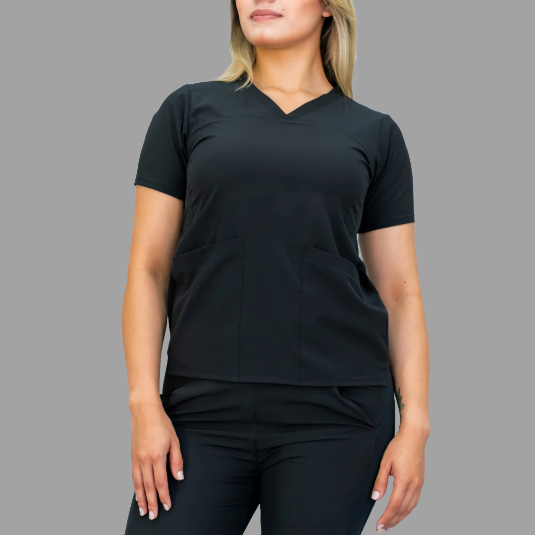 Filipina 530 Quirúrgica Negra Mujer, Scrubs 530