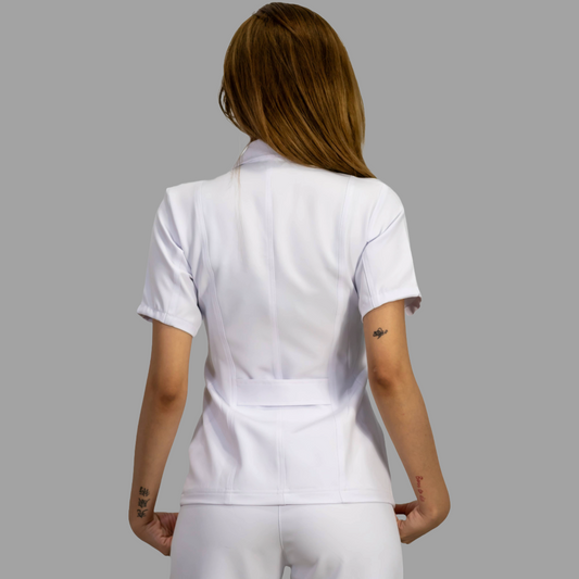 Filipina Medica Sport/Cierre Manga Corta Dama, Antifluido