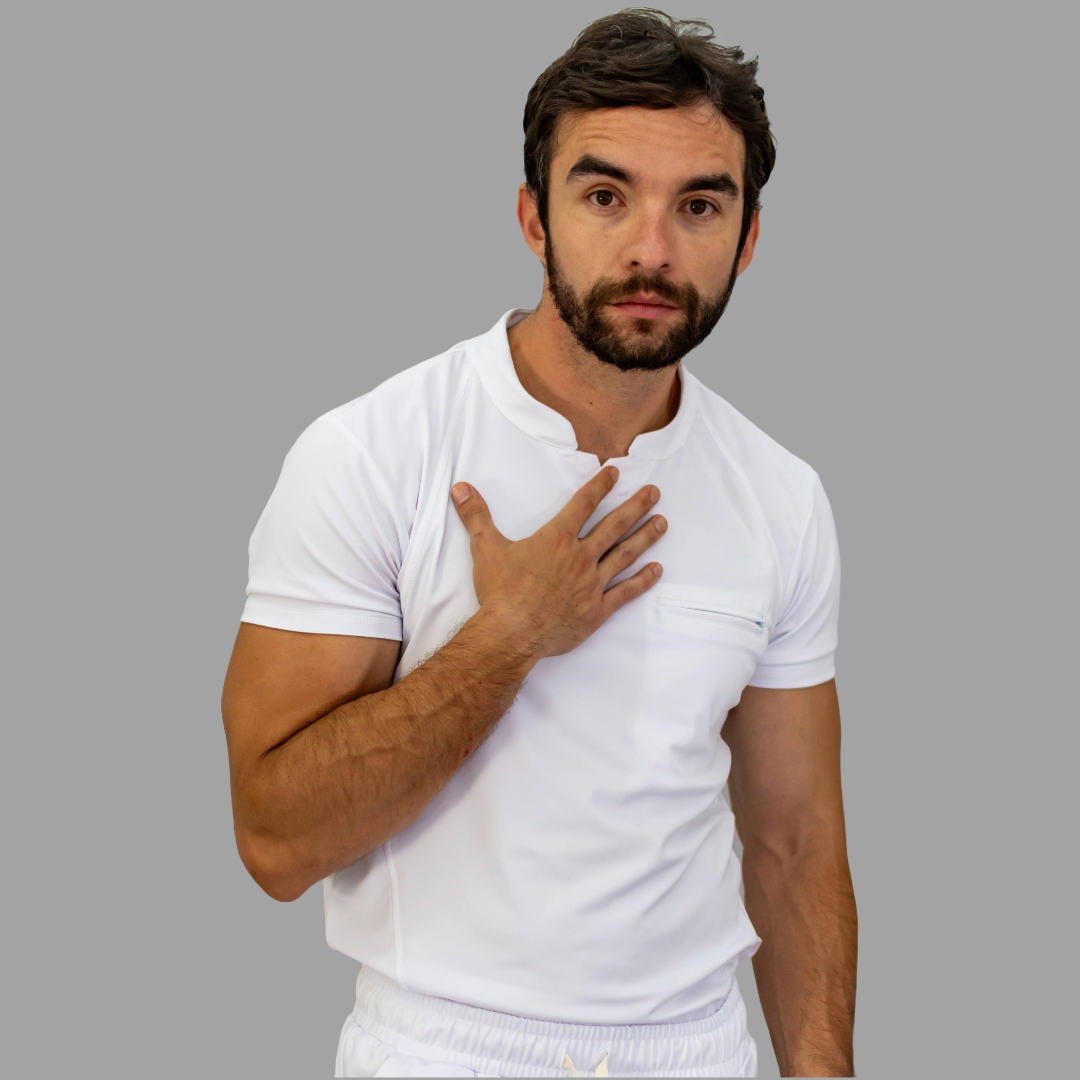 Filipina Quirurgica Hombre Blanca Super stretch (Scrubs Est. 910)