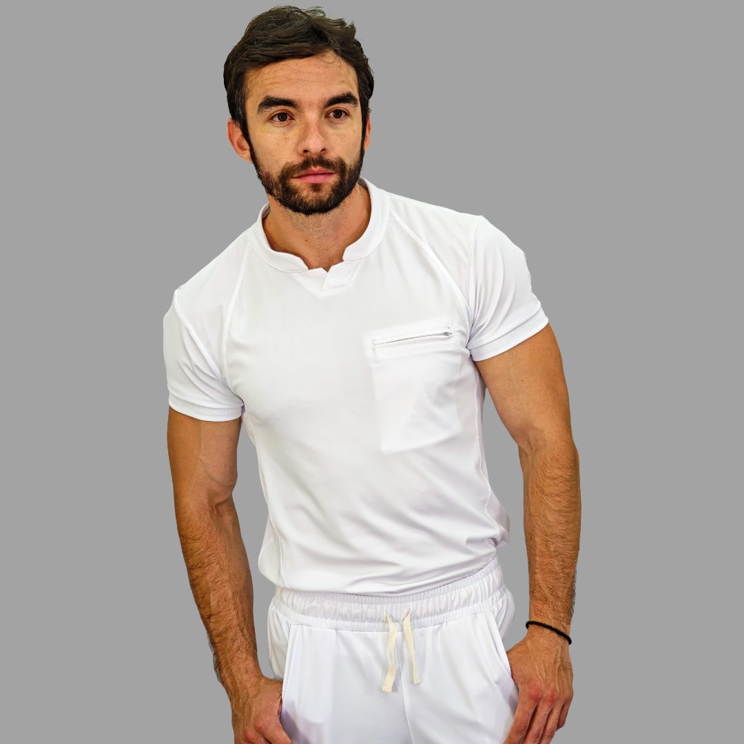Filipina Quirurgica Hombre Blanca Super stretch (Scrubs Est. 910)