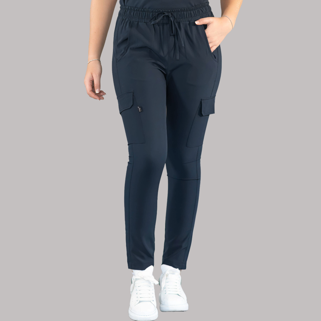 Pantalón Quirúrgico Skinny, Azul Mno F.W Mujer, Scrubs 520