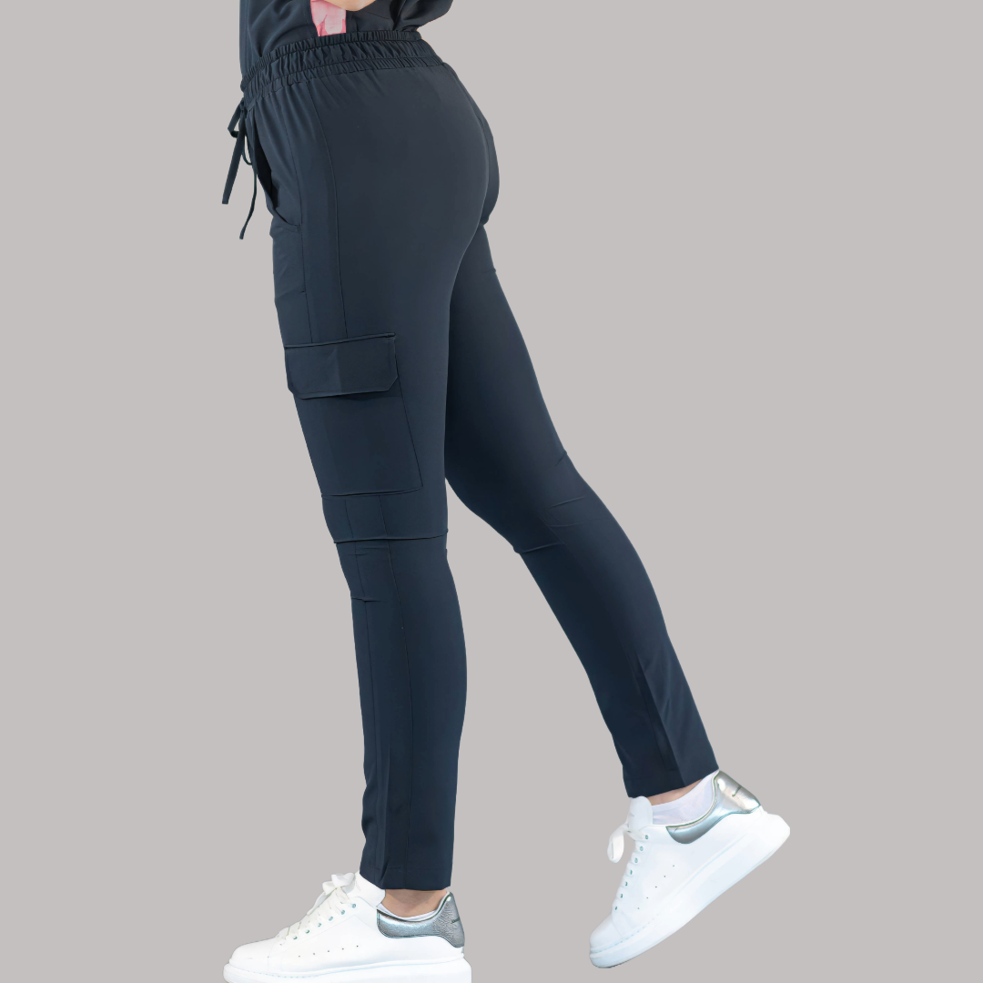 Pantalón Quirúrgico Skinny, Azul Mno F.W Mujer, Scrubs 520