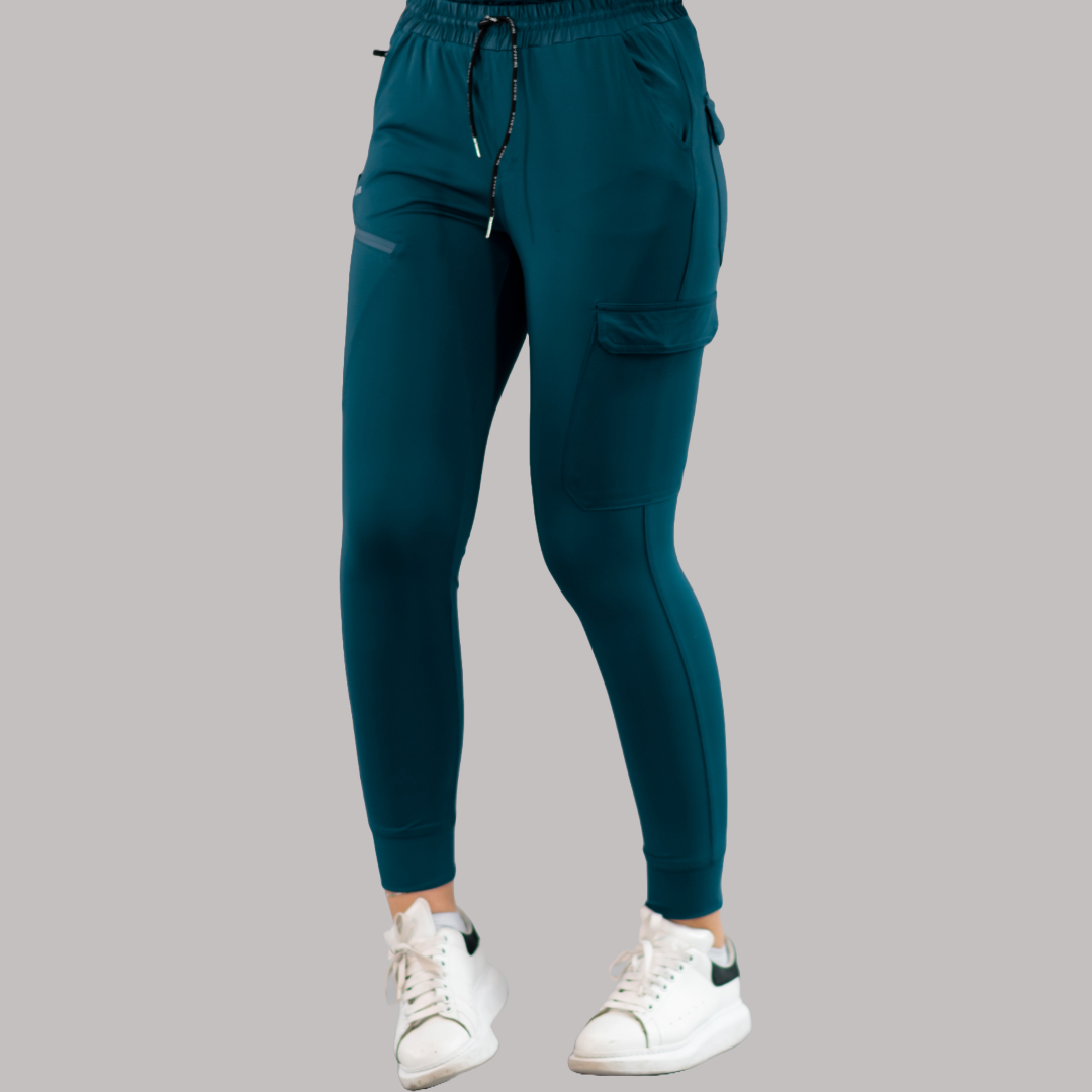 Jogger Unisex Quirúrgico Super Stretch Azul Caribe, Scrubs 905