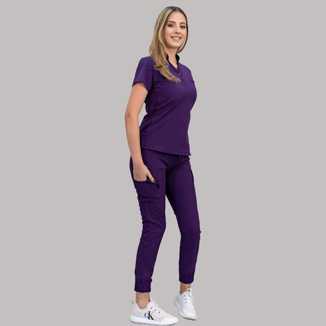 Jogger Quirúrgico Skinny, Morado Mujer, Scrubs 520