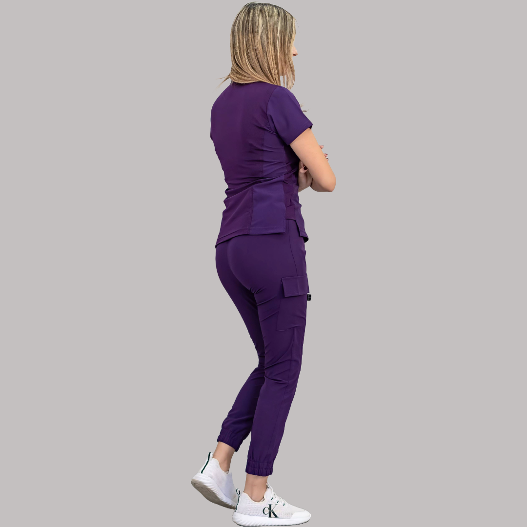 Jogger Quirúrgico Skinny, Morado Mujer, Scrubs 520