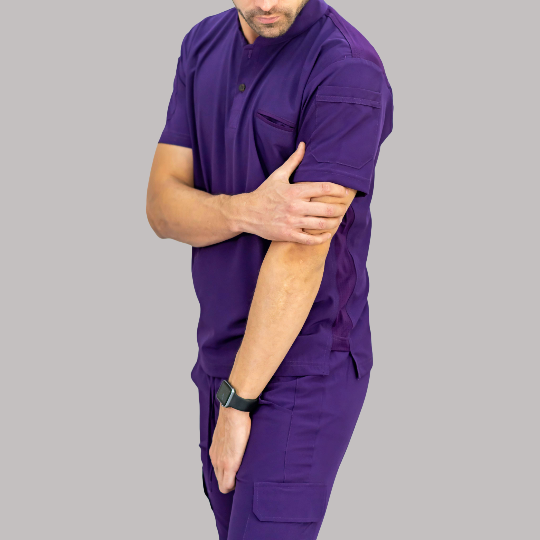 Filipina Quirúrgica Hombre Morado, Scrubs 520