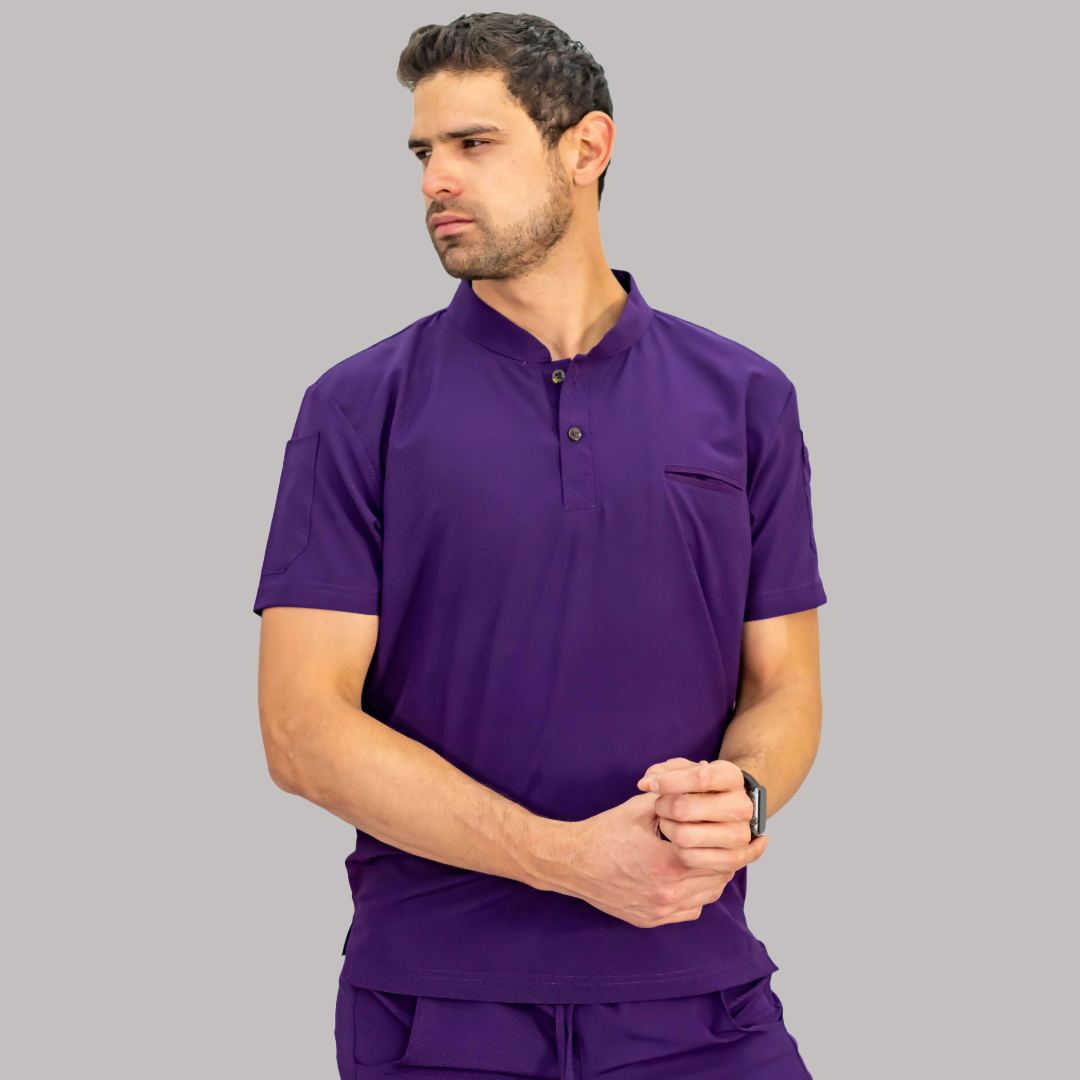 Filipina Quirúrgica Hombre Morado, Scrubs 520