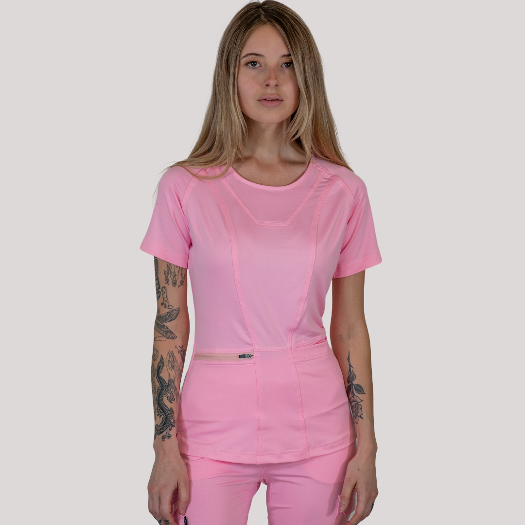 Filipina Quirúrgica, Scrubs Super Stretch Mujer 901 Rosa Pastel