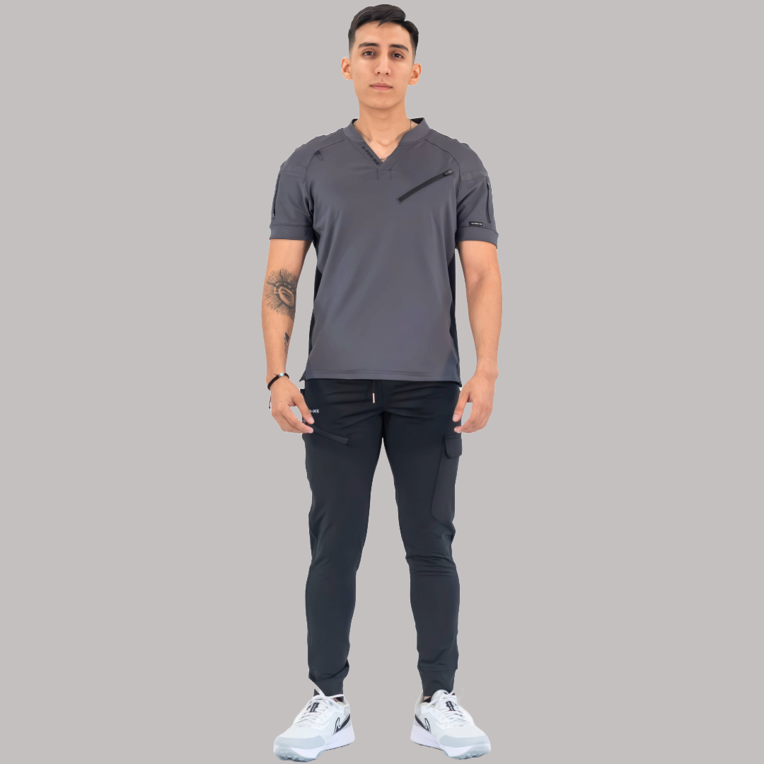 Filipina Super Stretch Hombre 905 Gris Oxford