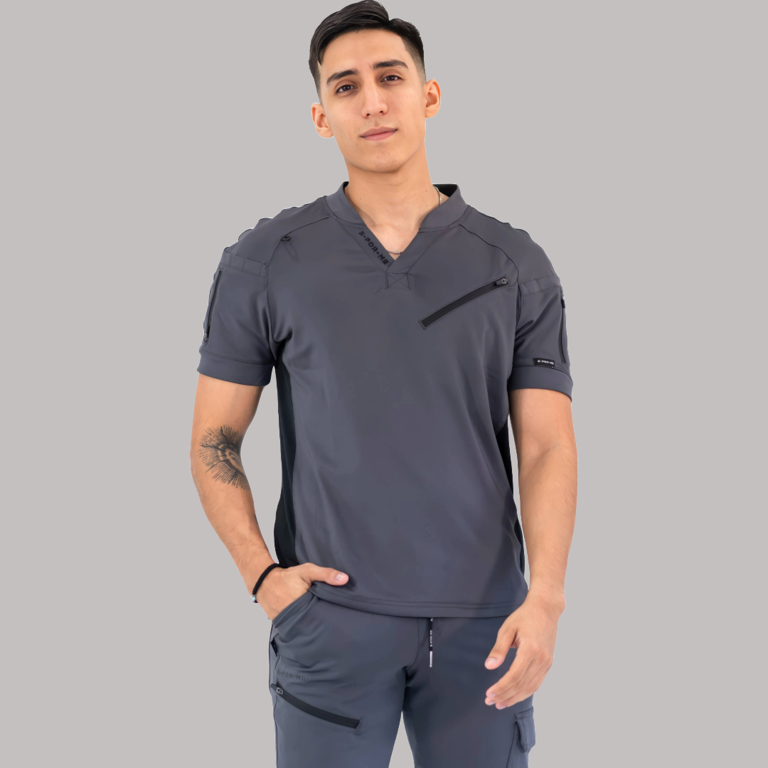 Filipina Super Stretch Hombre 905 Gris Oxford