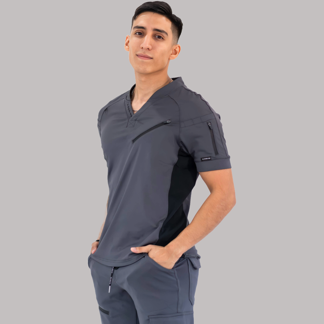 Filipina Super Stretch Hombre 905 Gris Oxford