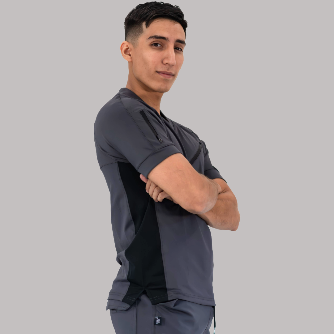 Filipina Super Stretch Hombre 905 Gris Oxford