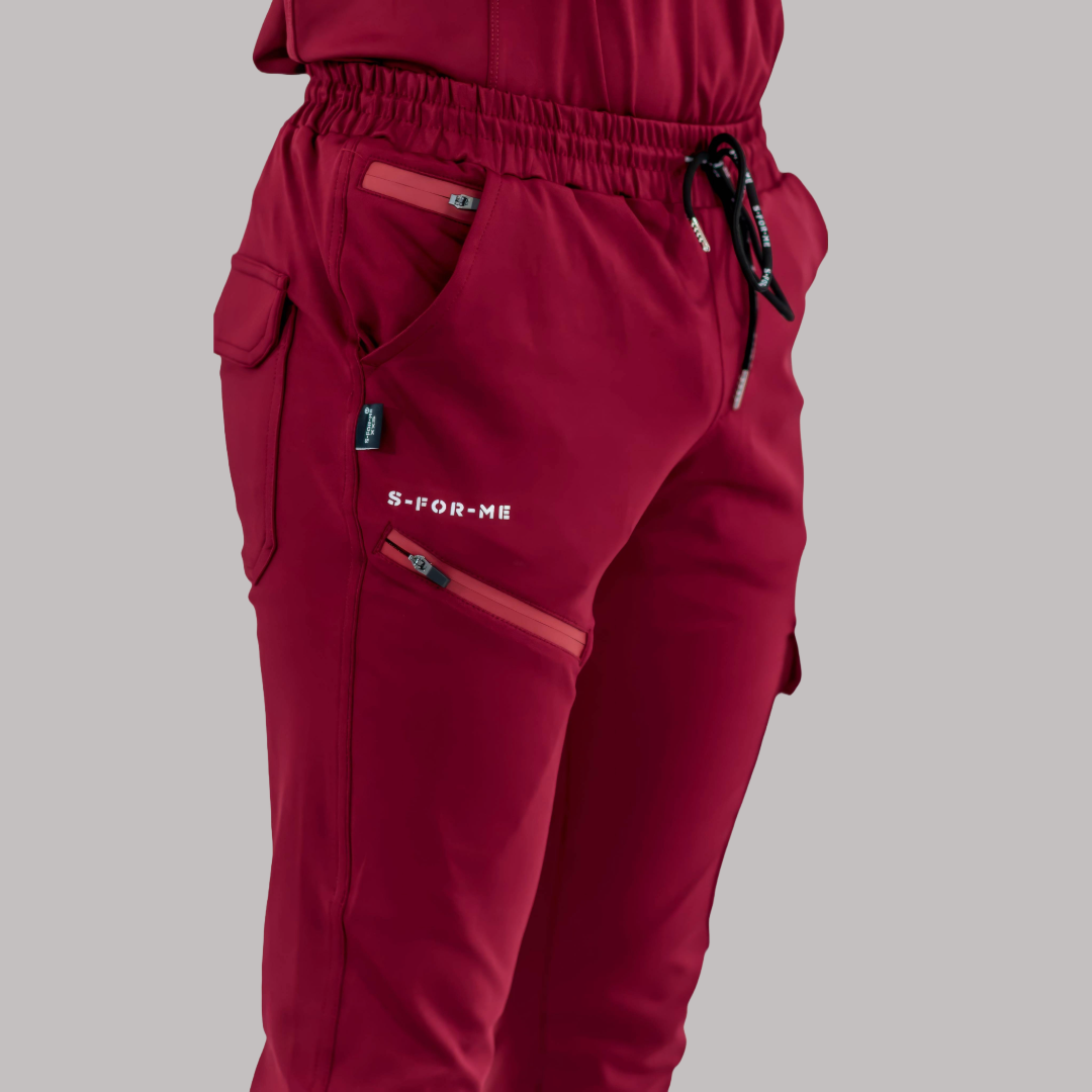 Conjunto Quirúrgico Hombre · Modelo 905 Super Stretch · Vino