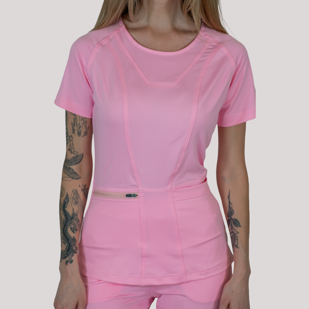 Filipina Quirúrgica, Scrubs Super Stretch Mujer 901 Rosa Pastel