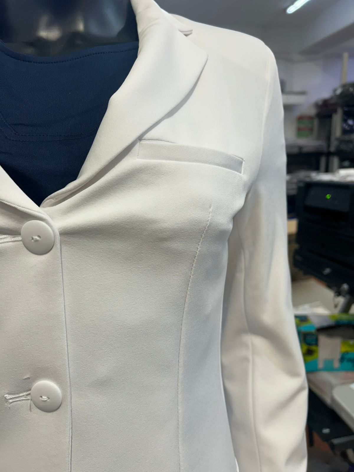 Saco Medico Stretch Alviero Antifluido Dama con Forro