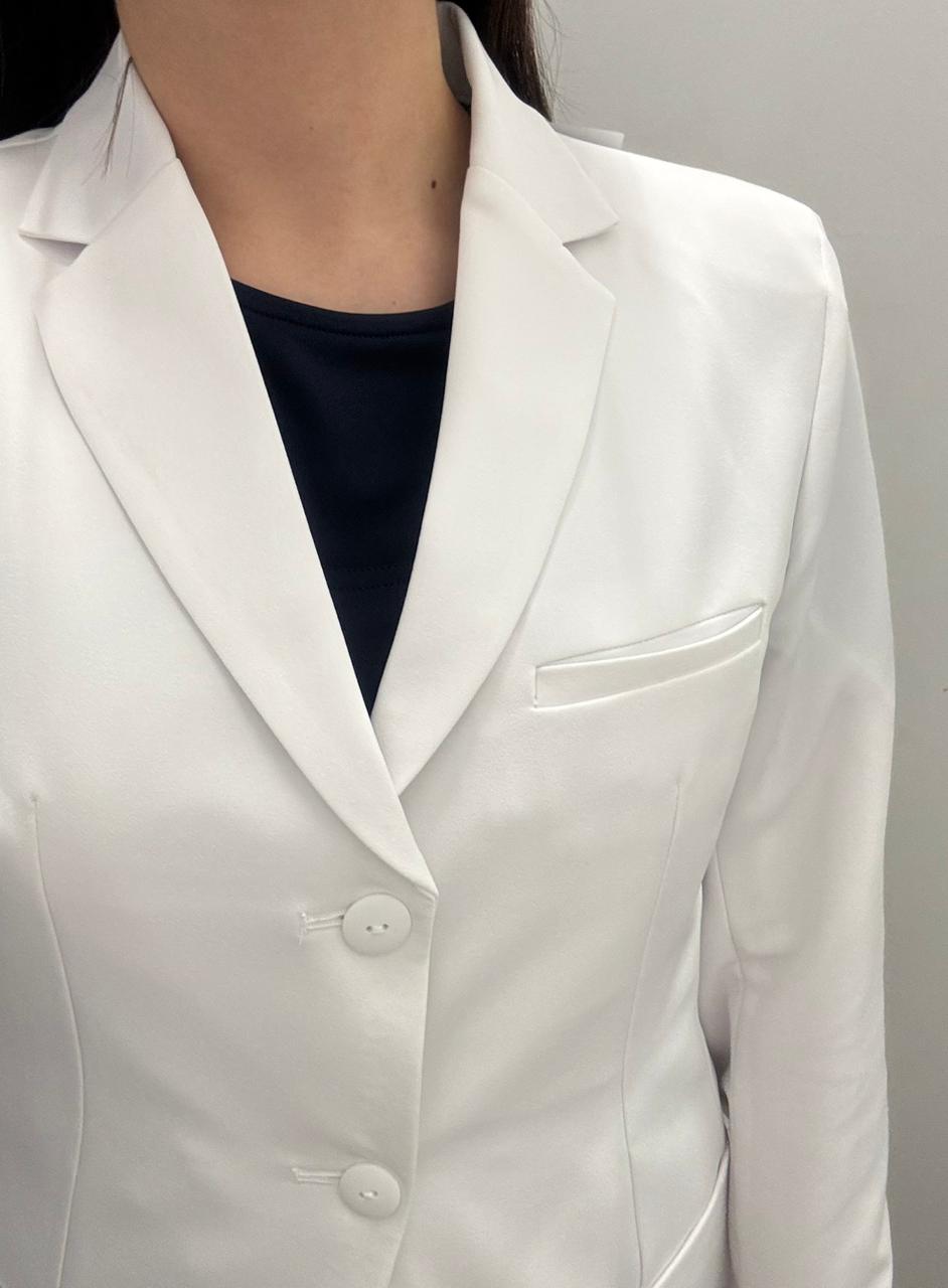 Saco Medico Stretch Alviero Antifluido Dama con Forro