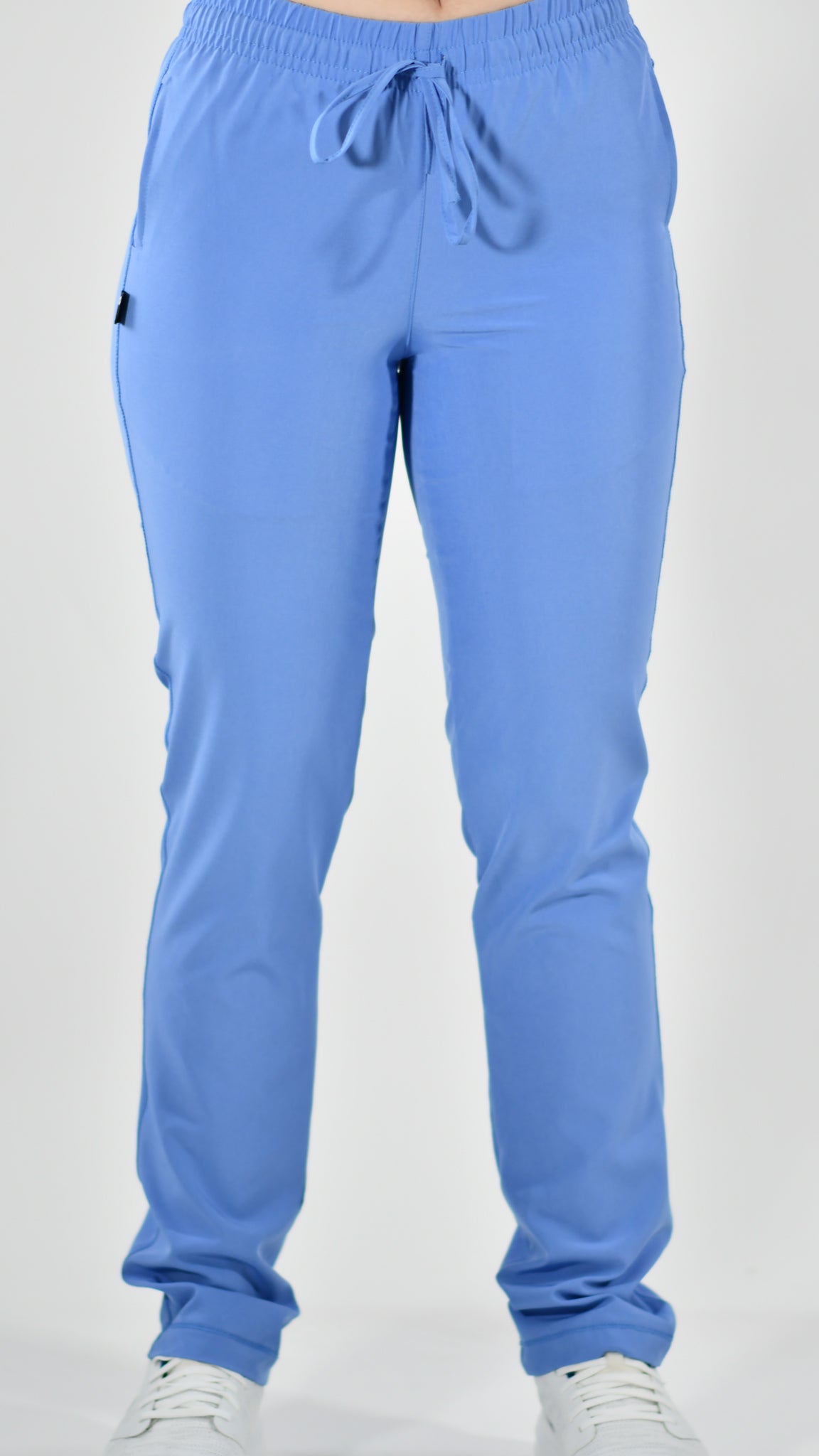 Pants Woman Fways Azul Francia 4 bolsas
