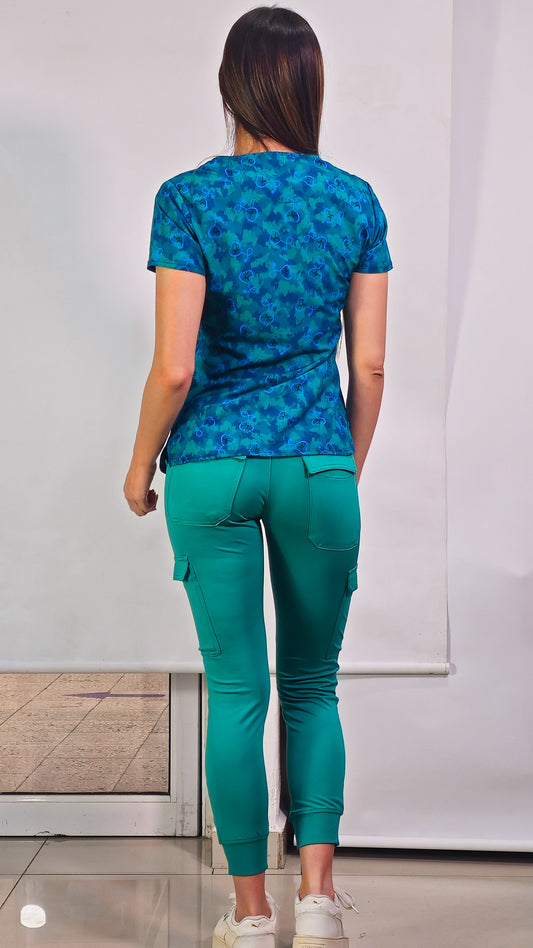 Filipina Dama Estampado Estetos, Scrubs 600 (Medical Uniforms)