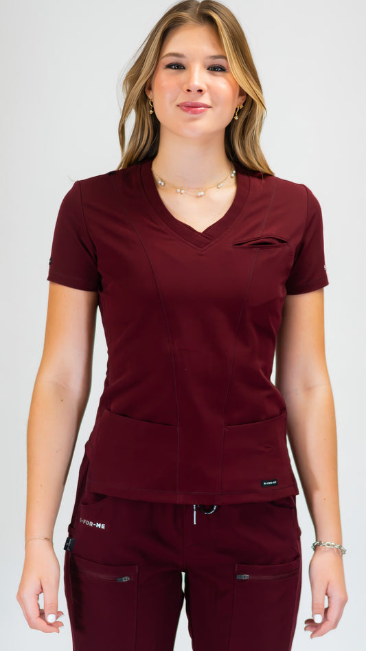 Filipina Quirúrgica Vino Mujer, Scrubs Antifluido Est. 300