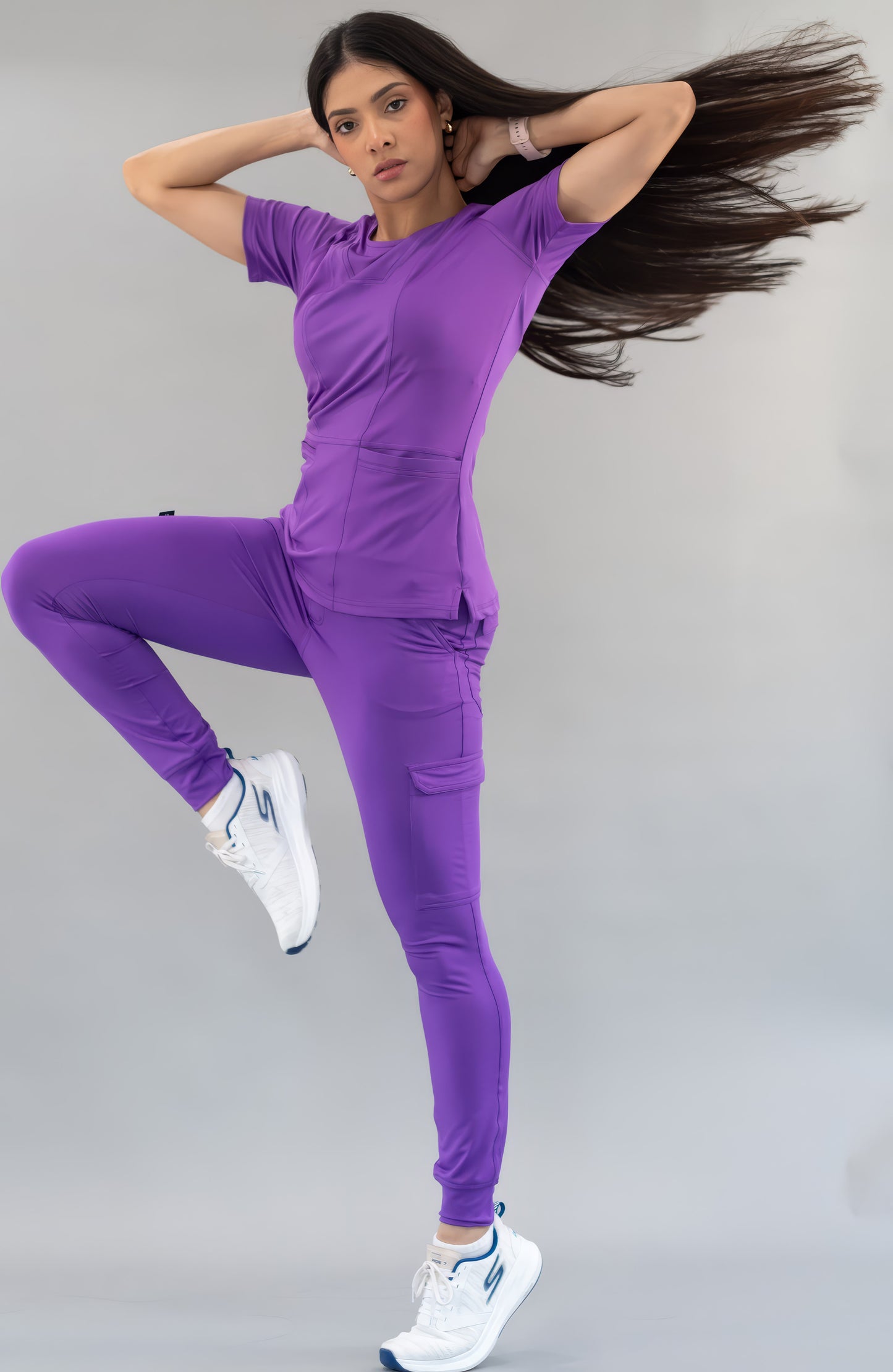 Filipina Quirurgica, Scrubs Mujer 901 Morado Super Stretch