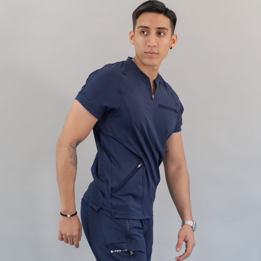 Conjunto Quirúrgico Super Stretch Hombre – Estilo 920 Azul Marino