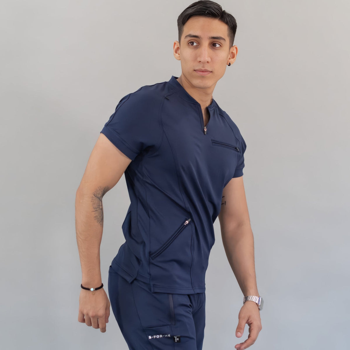 Filipina Médica 920 Azul Marino Super Stretch para Hombre