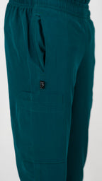 Pantalon Quirurgico Hombre 5 Bolsas Verde Botella F.W