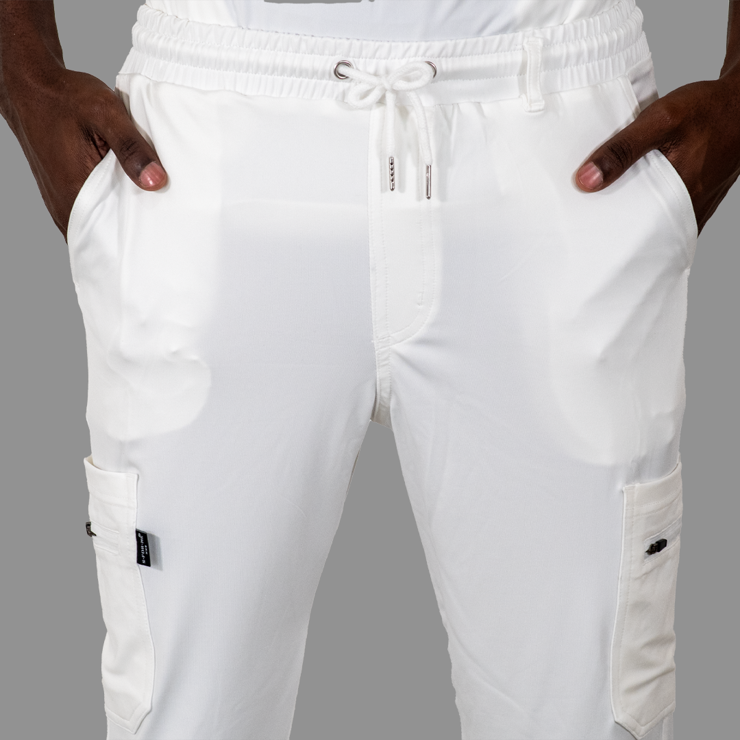 Pantalon Quirurgico  Unisex 901 Super Stretch Blanco