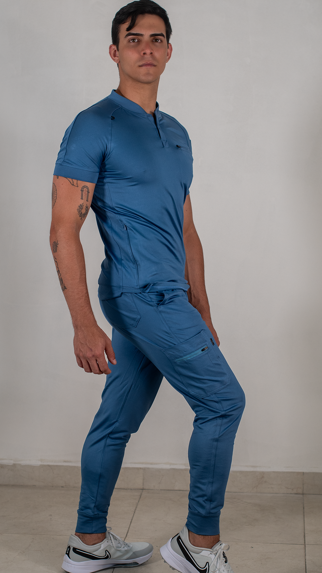 Pantalon Quirurgico  Hombre 901 Azul Cornflower Super Stretch