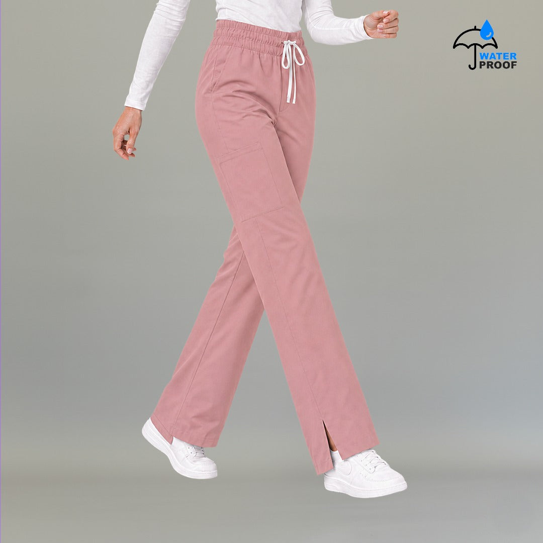 Pantalón 502 Quirúrgico Mujer Palo de Rosa Antifluido Relaxed