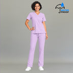 Pantalón 502 Quirúrgico Mujer Lila Antifluido Relaxed