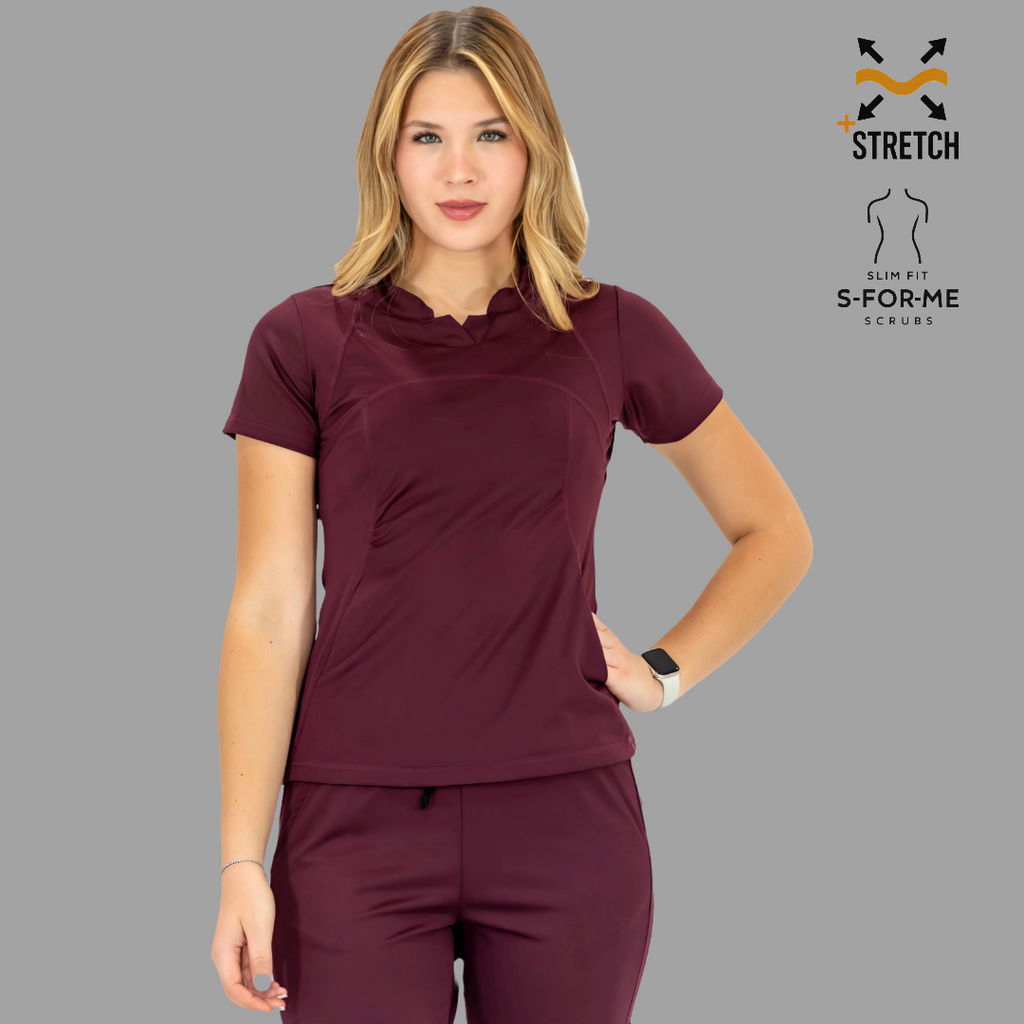 Filipina Quirúrgica Vino Mujer, Super Stretch, Scrubs 910